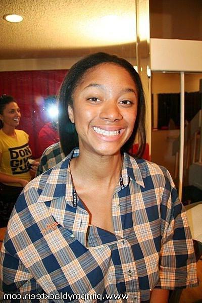 16P Big tit ebony teen goes for a black cock ride on the couch