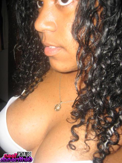 15P Cute black teen girlfriends posing