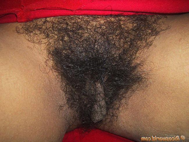 15P Very very hairy black girl