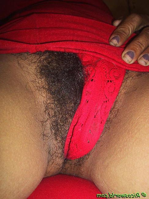 15P Very very hairy black girl