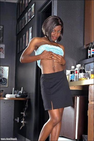 16P Black girl with pierced nipples and shaved twat