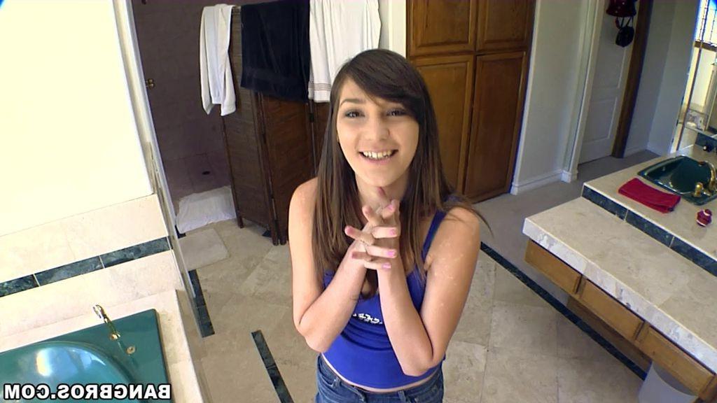 16P Gorgeous teen Holly Michaels loves black meat