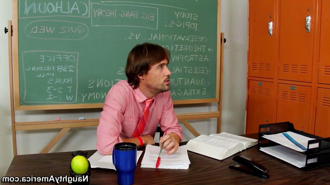 16P Naive bookworm Tasha Loxx banged by her teacher
