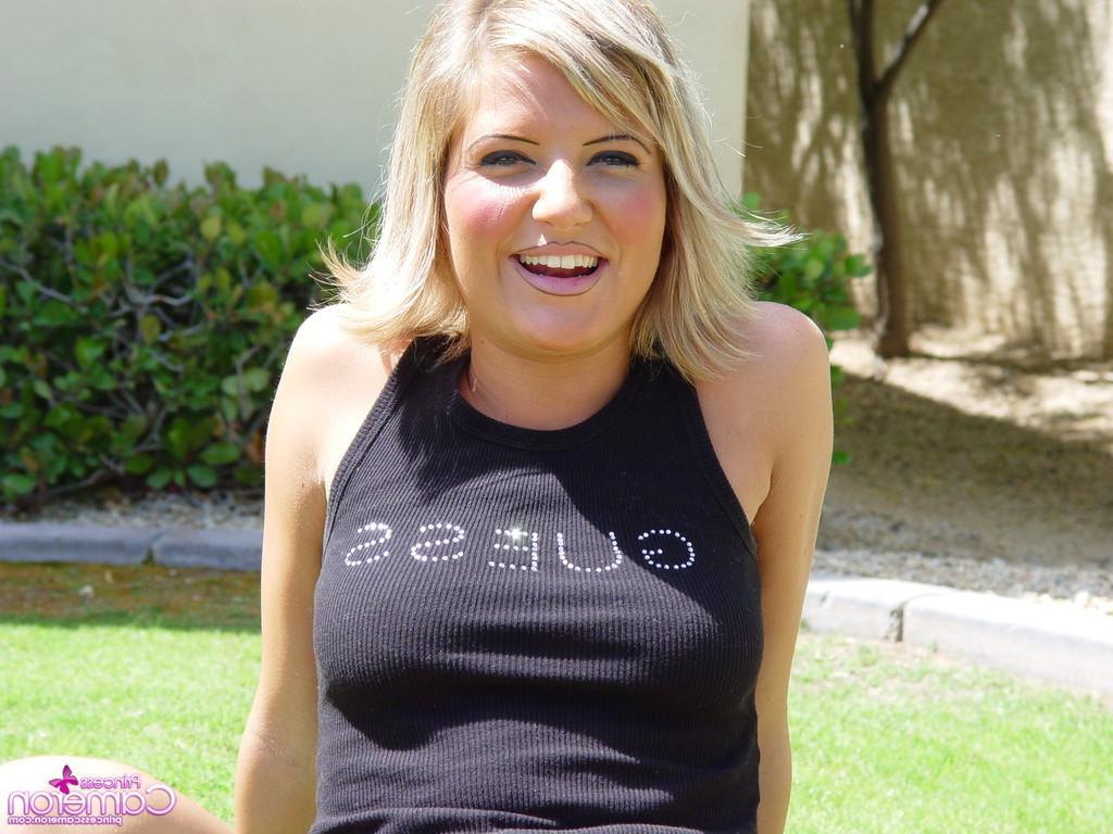 16P Panty clad teen outdoors