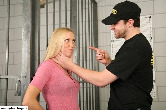 7P Police officer rough give anal search