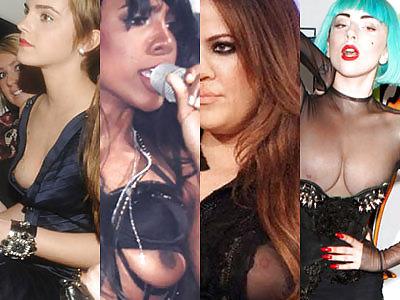 12P Celebs 'nipple slips' in 2011
