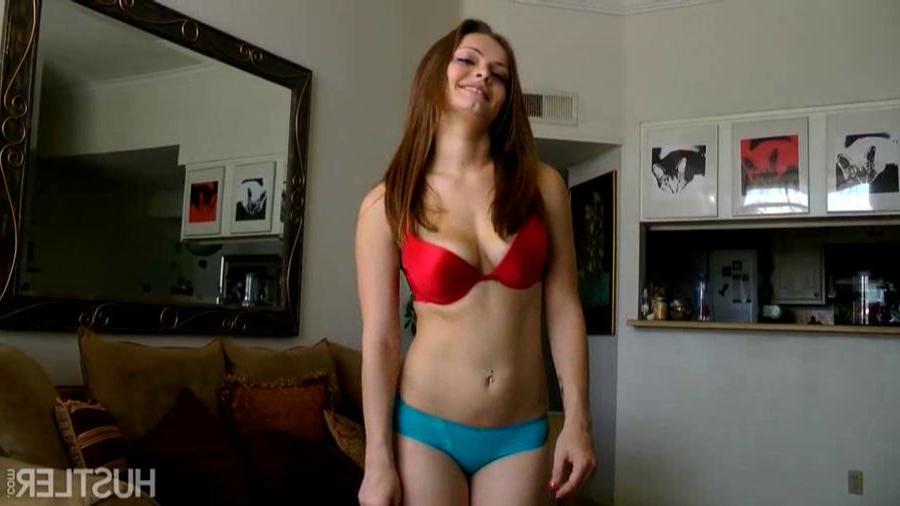 15P Fresh face Monica Rise sucks a big cock pov style