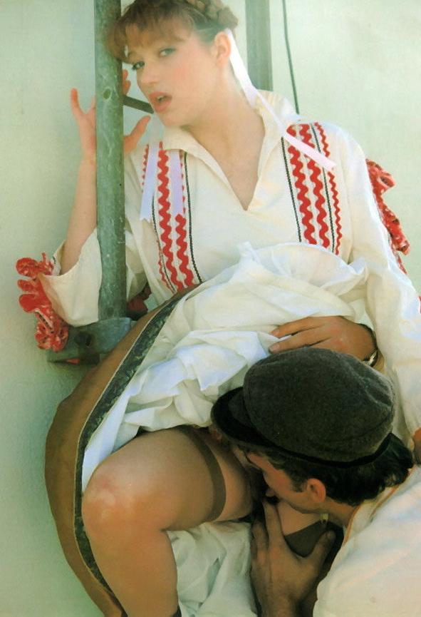 12P Classic pornstar Jacqueline Lorians fucked in vintage porn pics