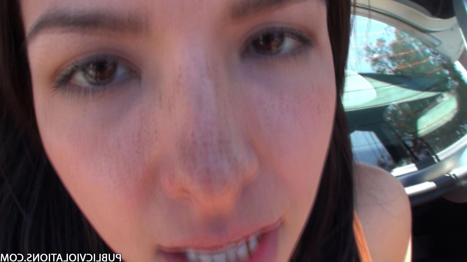 16P Violated babe in public exposed