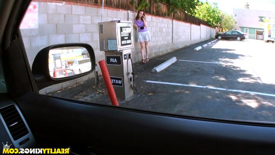 12P Classic pickup sex scene with glassed coed