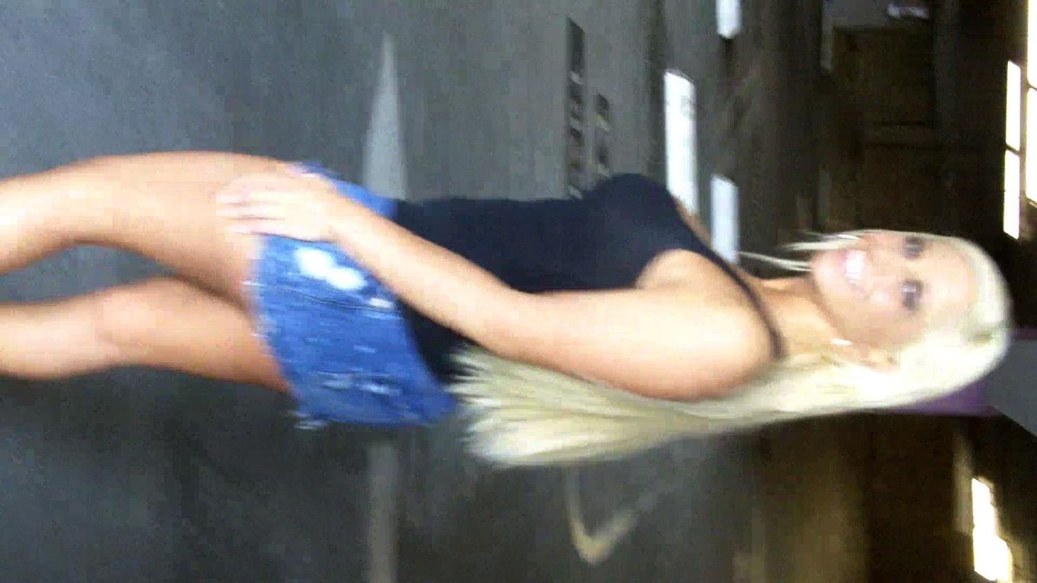 16P Violated babe in public exposed