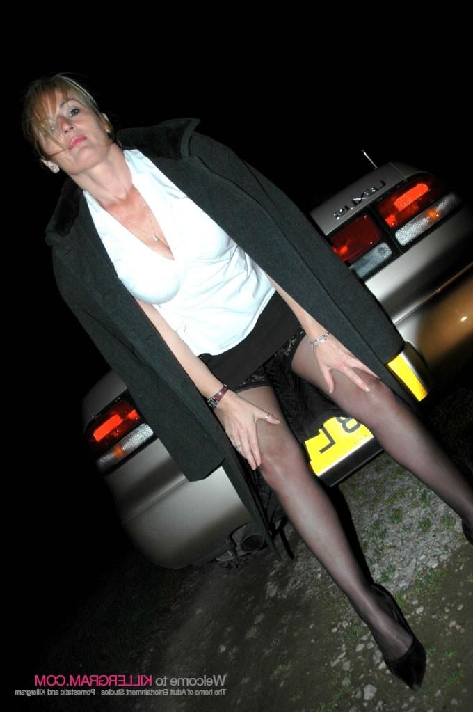 16P Mature Blonde Sucks the Cock of a Anonymous Stranger She Met Online in Public
