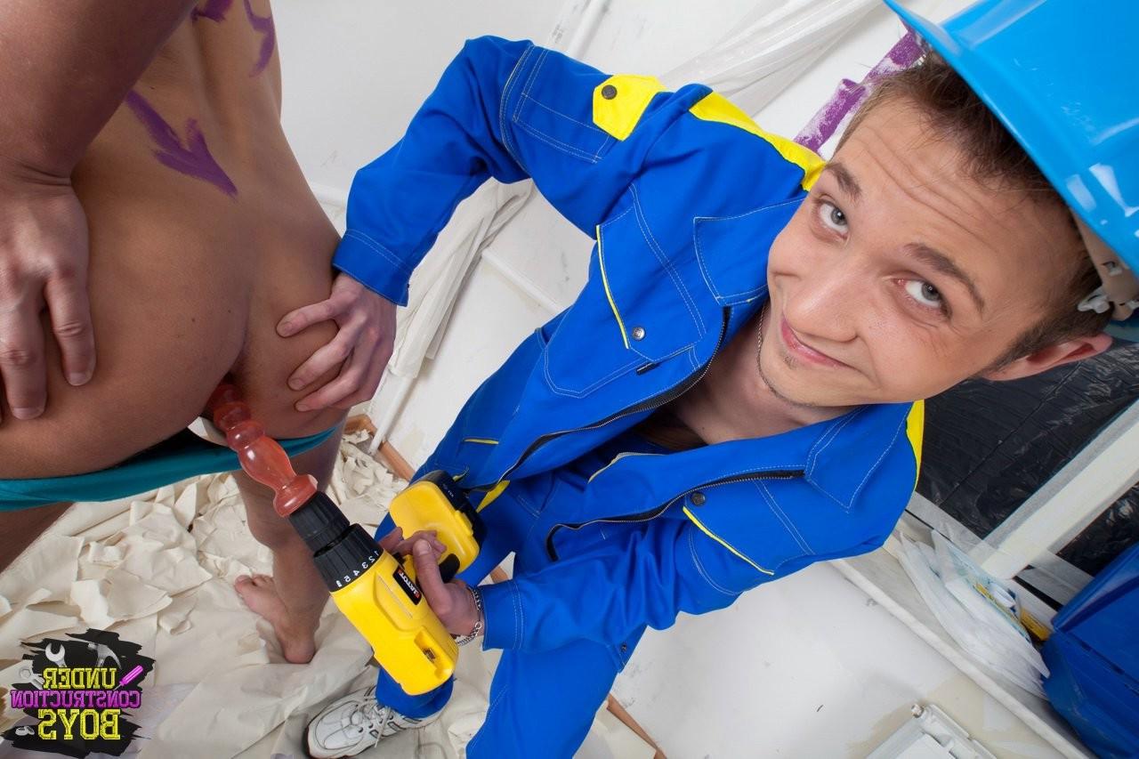 12P Drill has many uses at the construction site, anal sex included