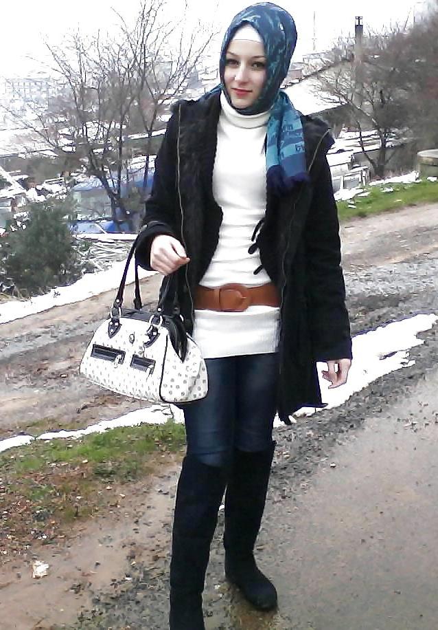 8P Turkish arab turbanli hijab ebru