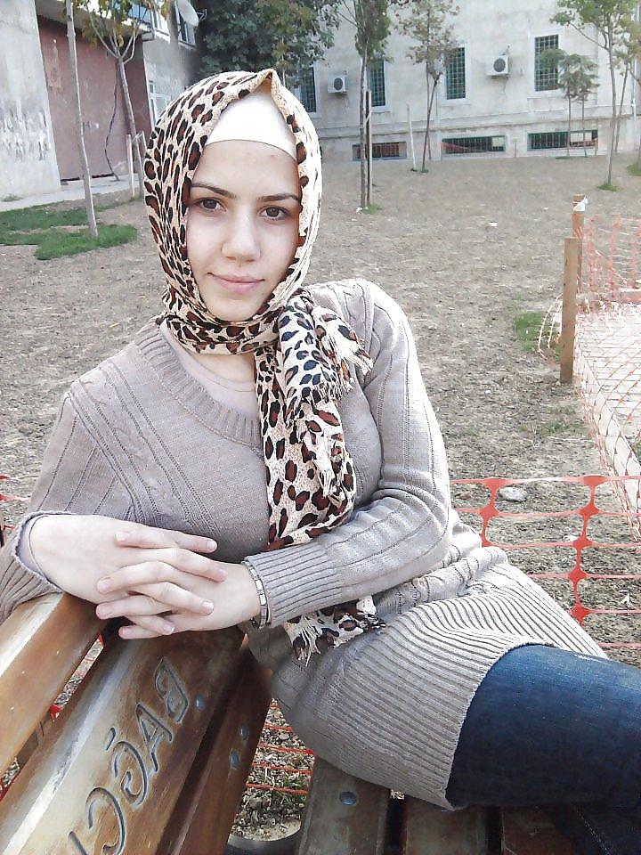 8P Turkish arab turbanli hijab ebru