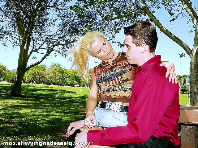 15P Blonde and sexy wife gets banged in doggy and reverse cow girl