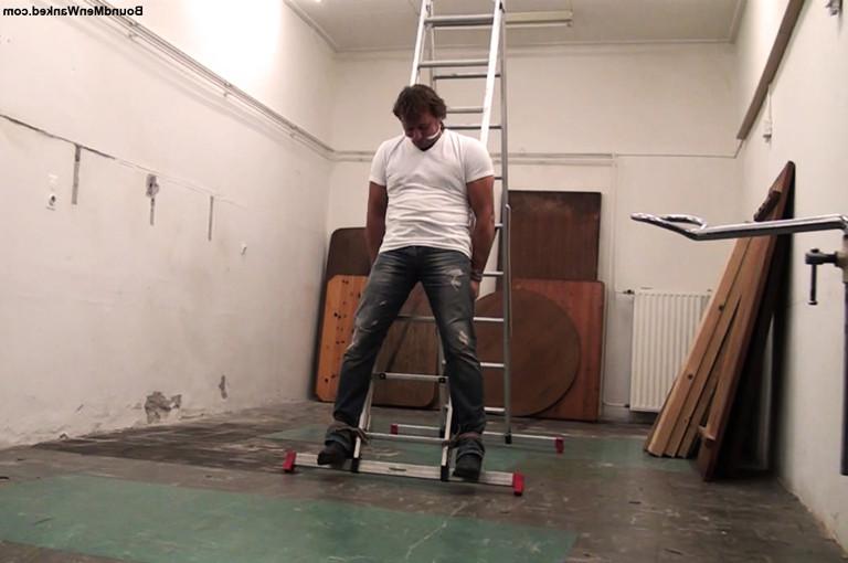 11P Helpless Male Bound And Wanked