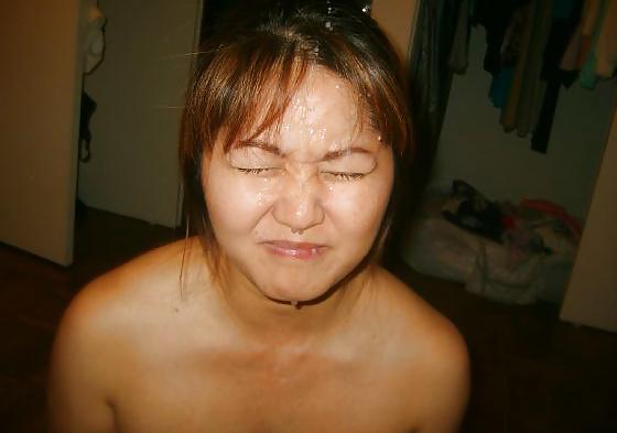 25P Asian Wife takes a Facial