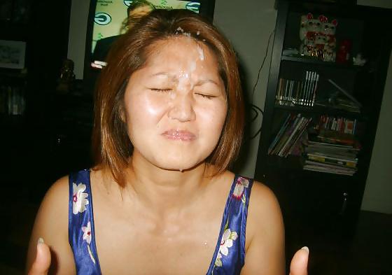 25P Asian Wife takes a Facial