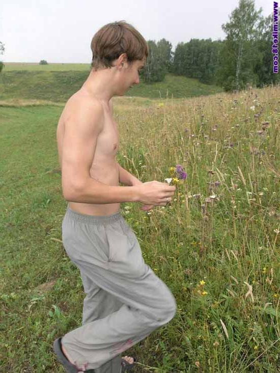 13P Teen Boy Discovers His Sexuality While Picking Flowers Nude