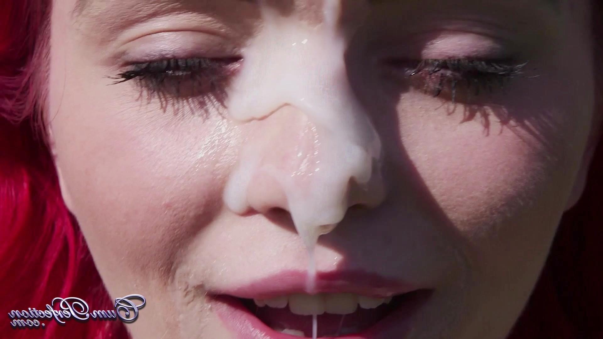 25P Huge outdoor facial cumshot