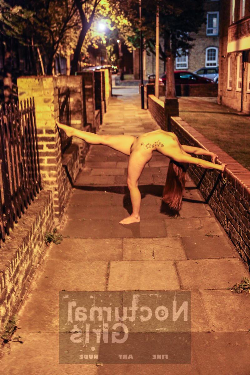 8P Isabel Dean nude in the night time