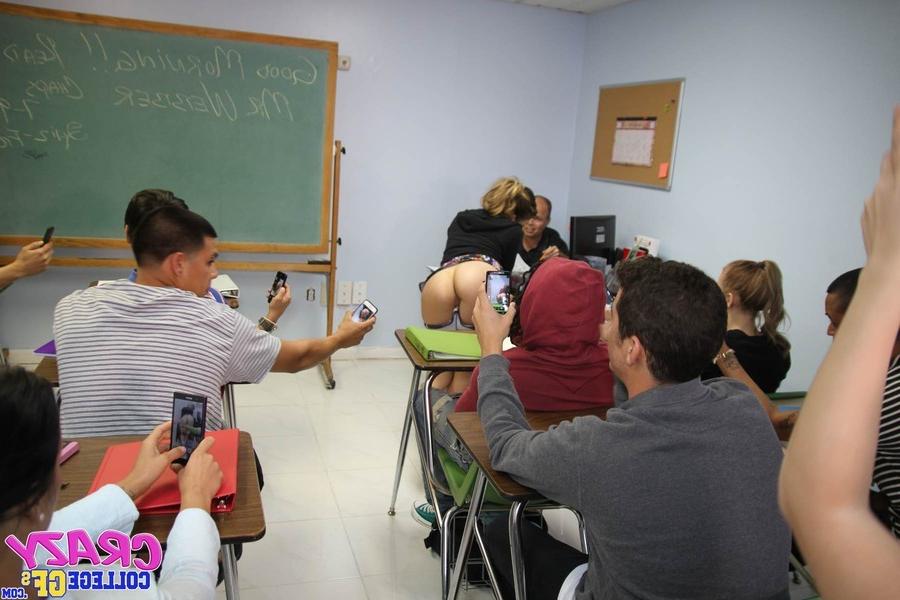 12P Amateur teen upskirt in school