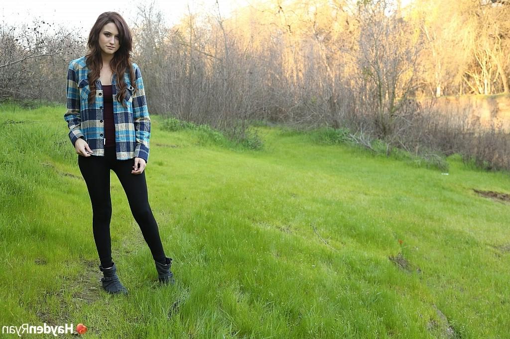 15P Teen strips in nature