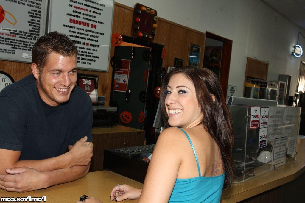 16P Teen Abby Lane can handle big joysticks with ease