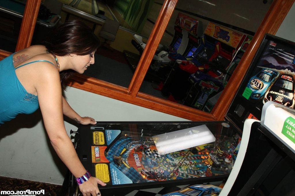 16P Teen Abby Lane can handle big joysticks with ease