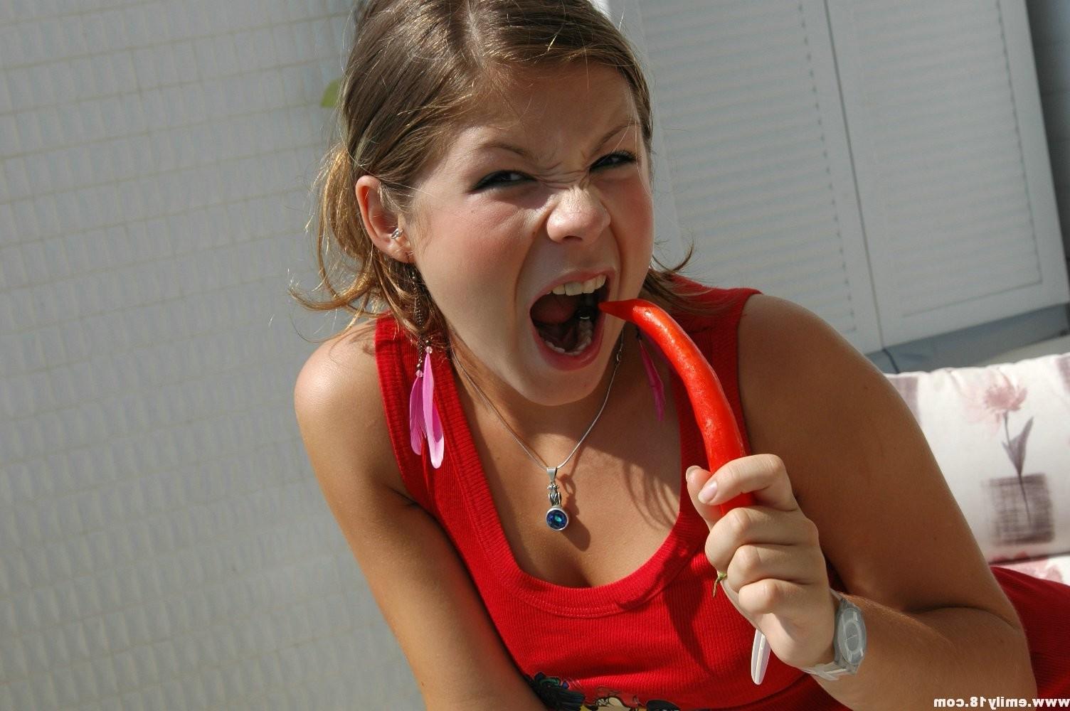 16P Topless teen hot as pepper