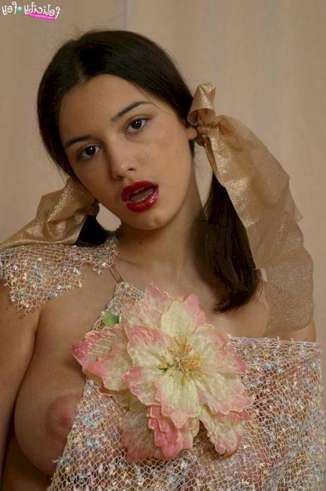 16P Pigtails teen with huge natural tits