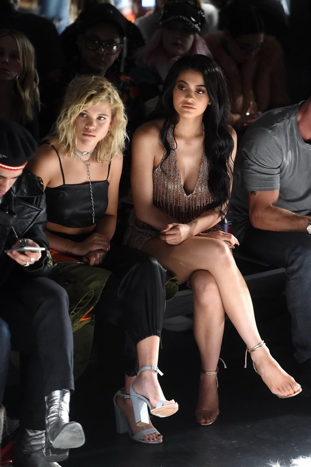 16P Kylie Jenner busty and leggy showing huge cleavage