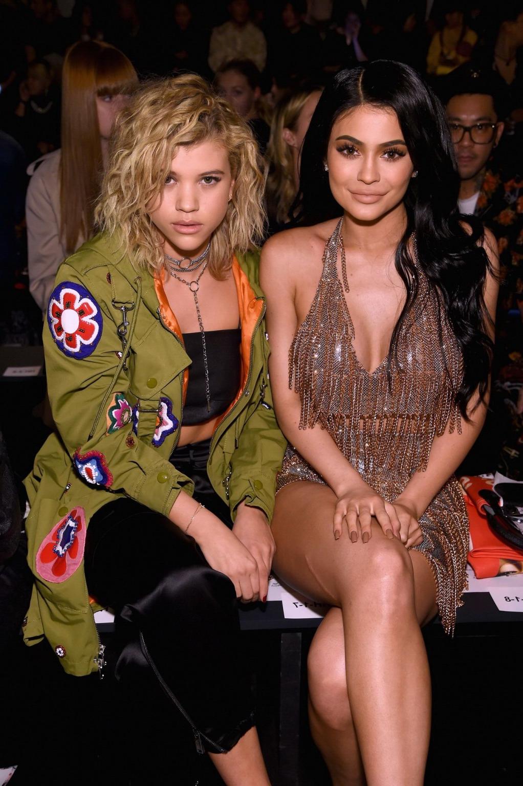 16P Kylie Jenner busty and leggy showing huge cleavage