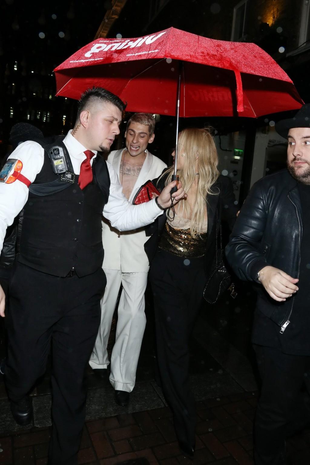 16P Rita Ora hot nipple peek out in London