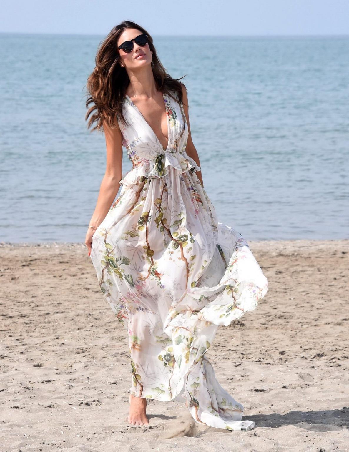 16P Alessandra Ambrosio showing huge cleavage at the photocall at Ex
