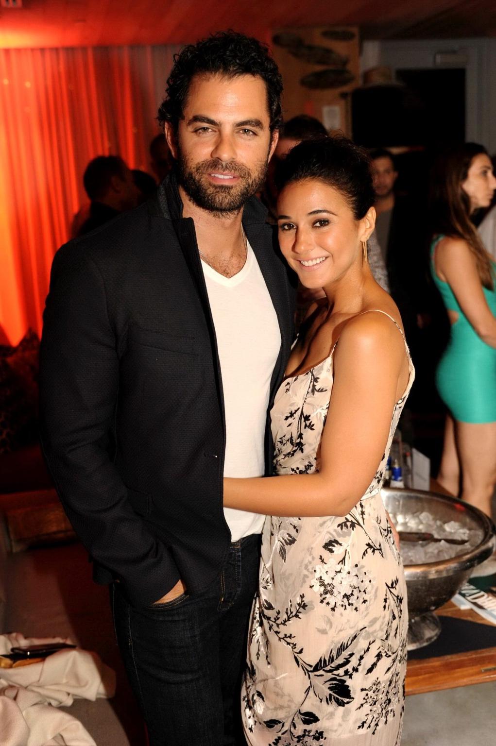 16P Emmanuelle Chriqui showing huge cleavage at the Ocean Drive Magazine Cover Party