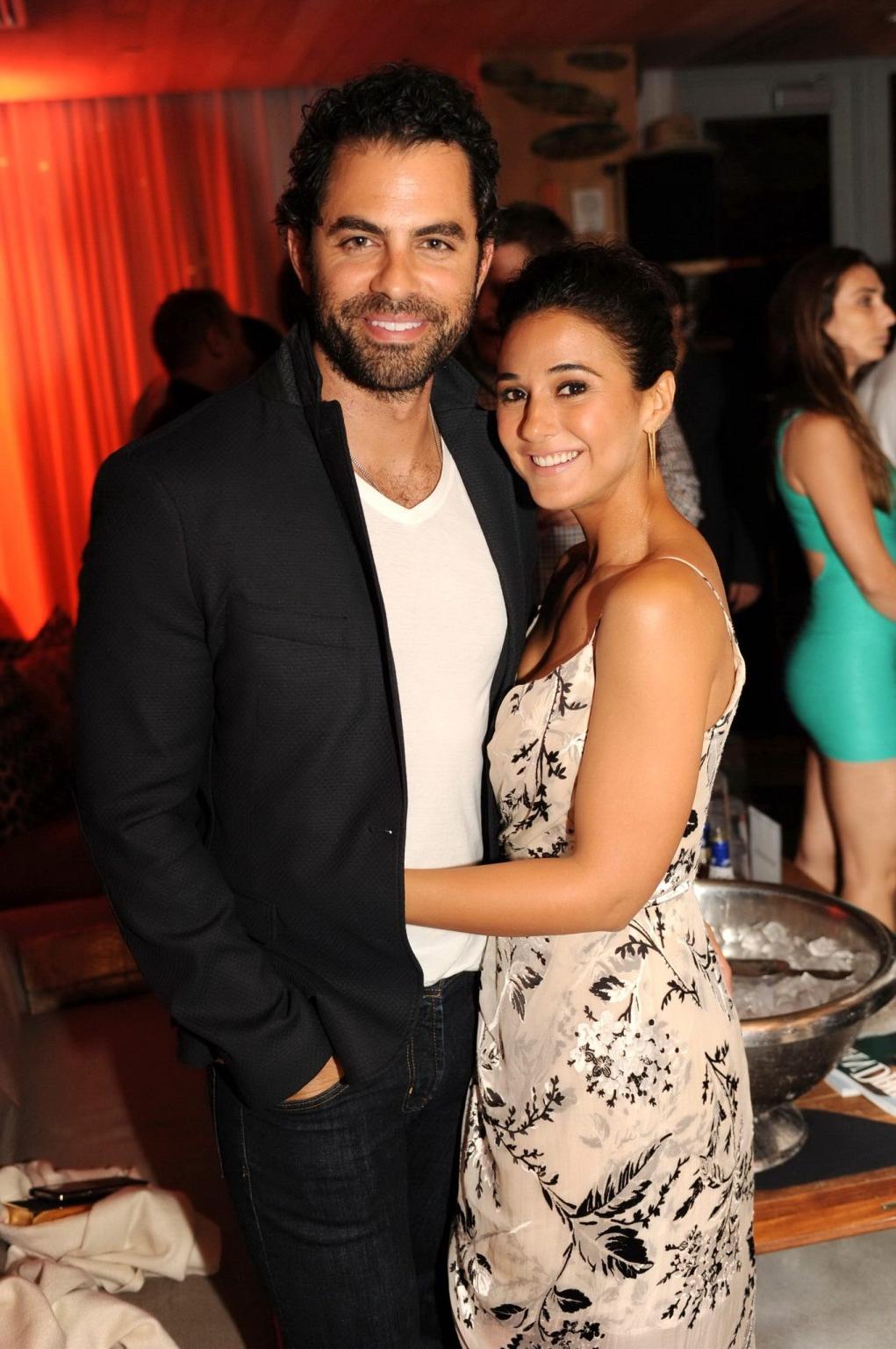16P Emmanuelle Chriqui showing huge cleavage at the Ocean Drive Magazine Cover Party