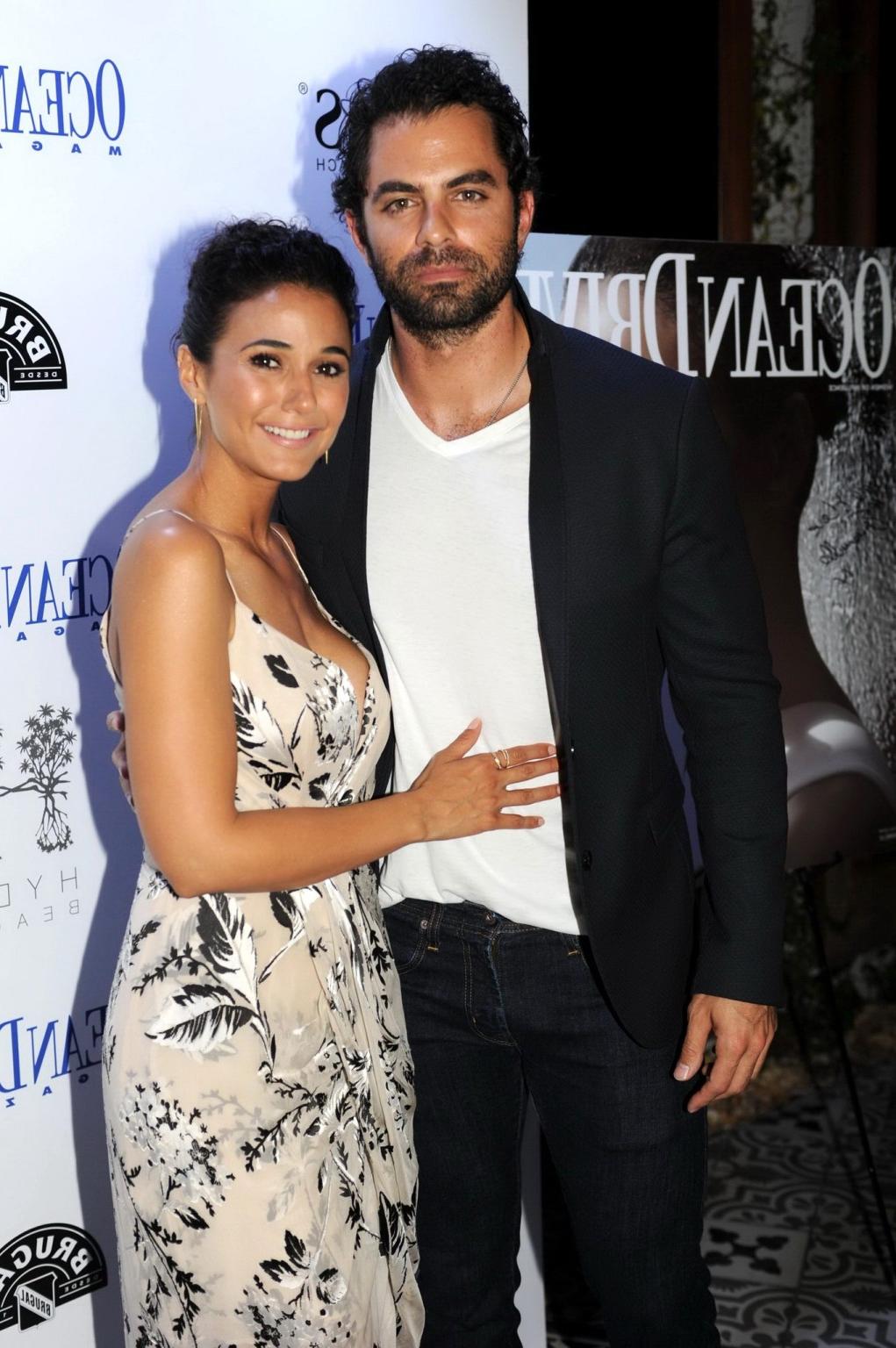 16P Emmanuelle Chriqui showing huge cleavage at the Ocean Drive Magazine Cover Party
