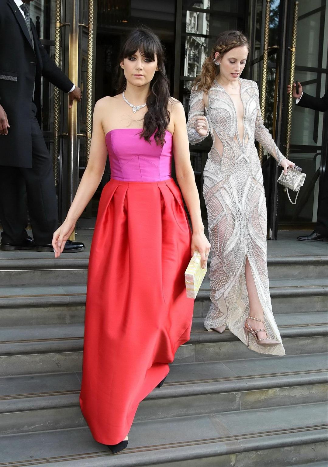 16P Rosie Fortescue see through to panties at the BAFTA Awards in London