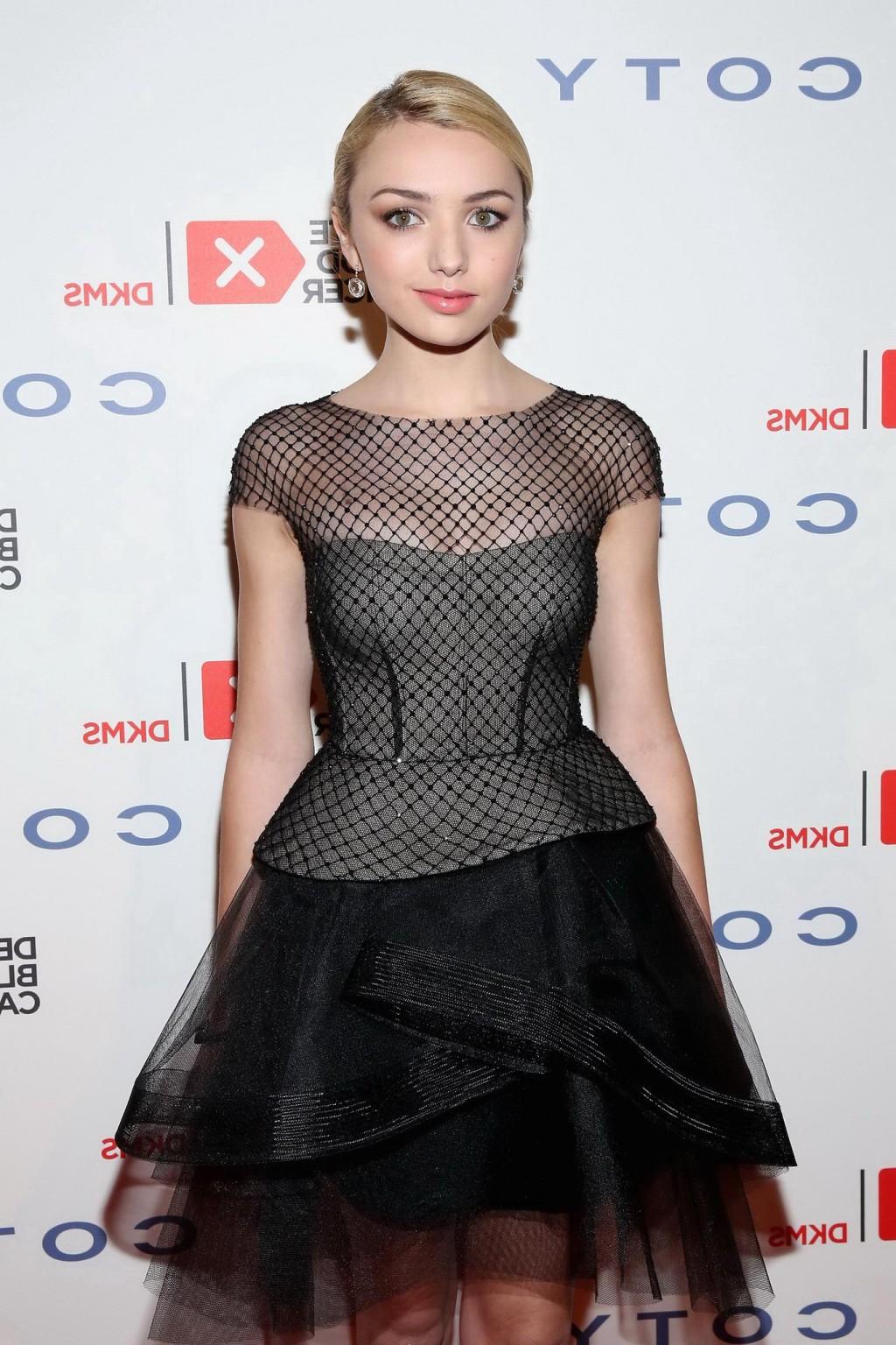 16P Peyton List showing huge cleavage at the 9th Annual Delete Blood Cancer Gala in 
