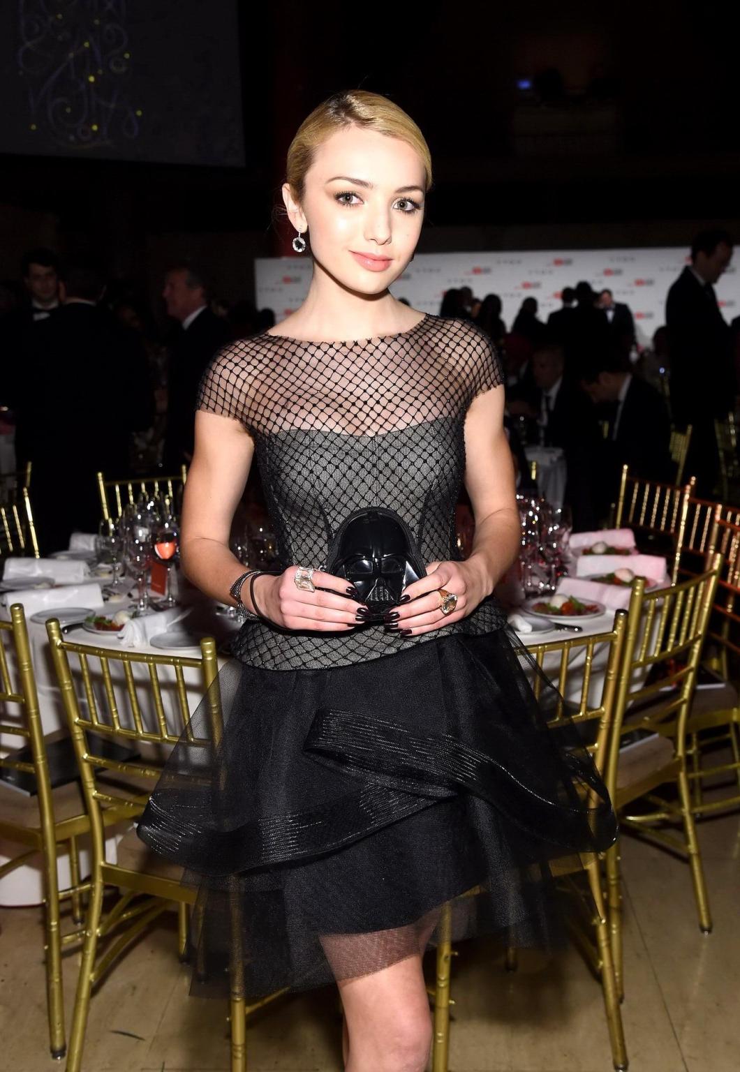 16P Peyton List showing huge cleavage at the 9th Annual Delete Blood Cancer Gala in 