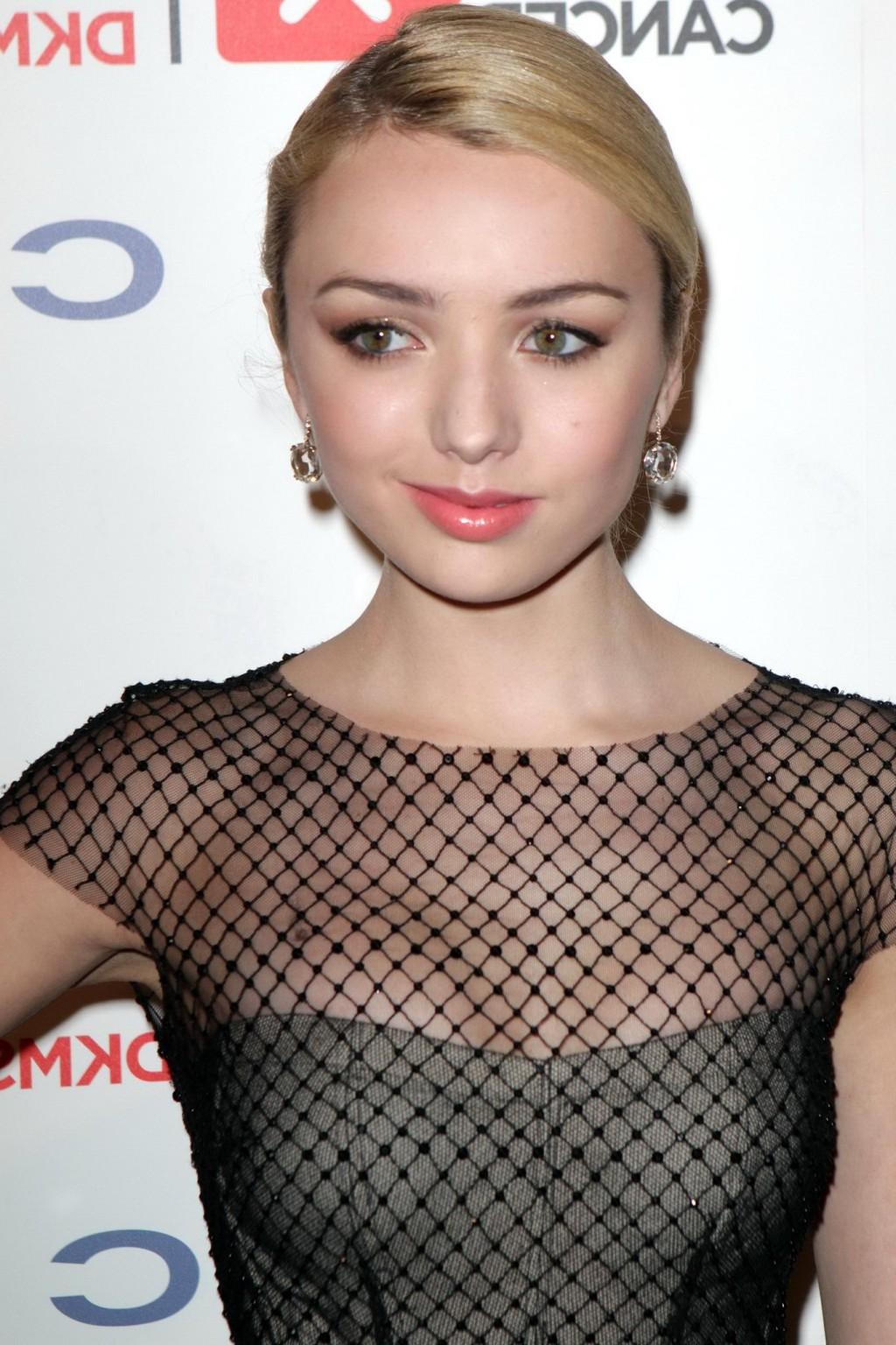16P Peyton List showing huge cleavage at the 9th Annual Delete Blood Cancer Gala in 