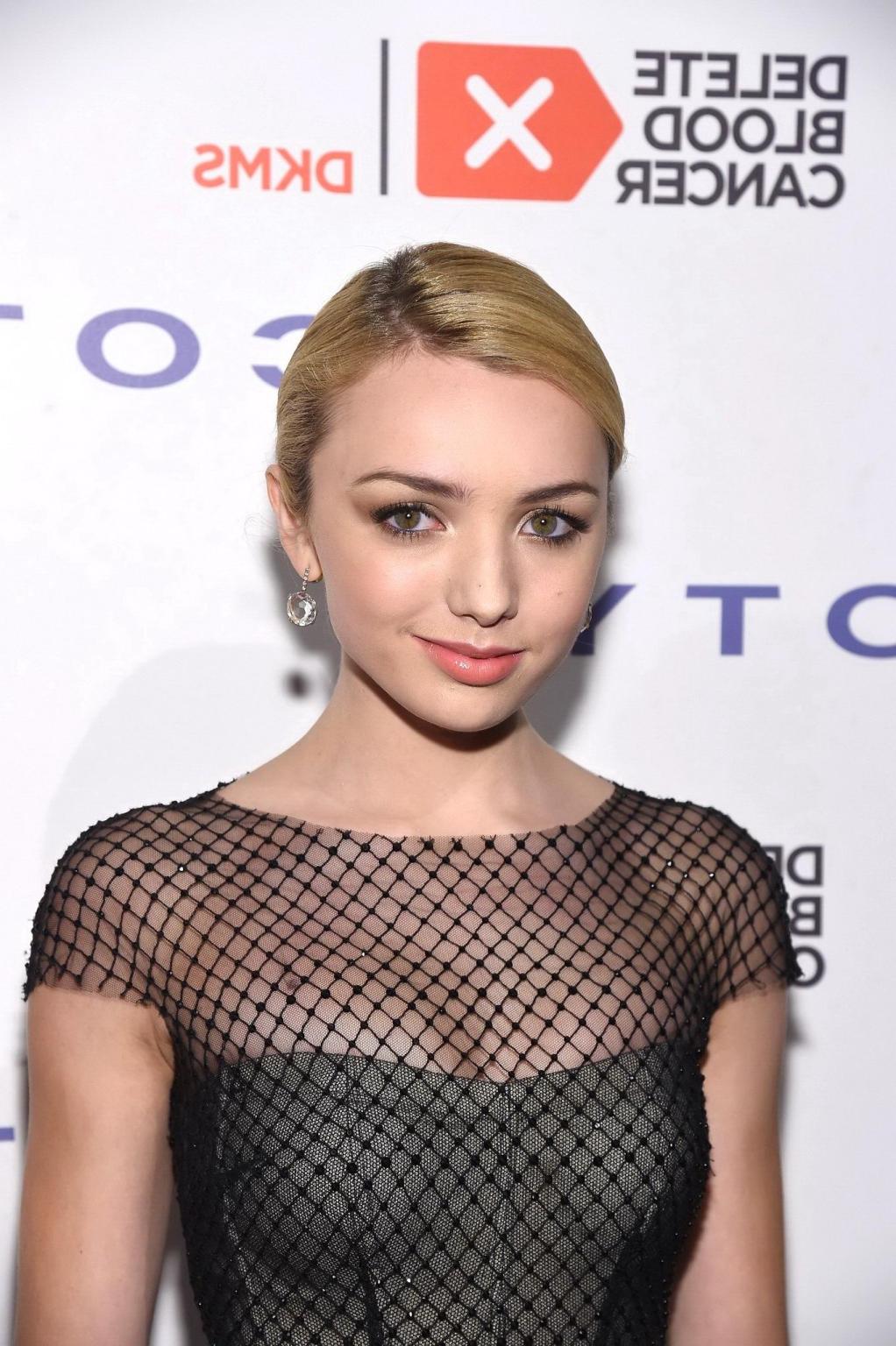 16P Peyton List showing huge cleavage at the 9th Annual Delete Blood Cancer Gala in 