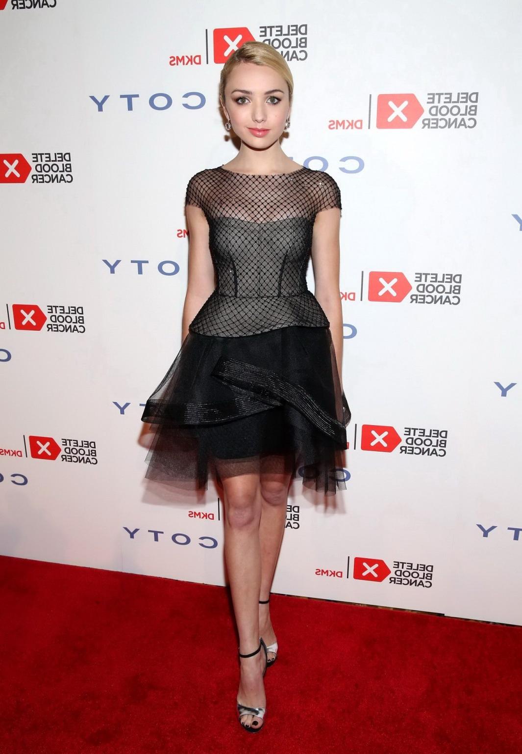 16P Peyton List showing huge cleavage at the 9th Annual Delete Blood Cancer Gala in 