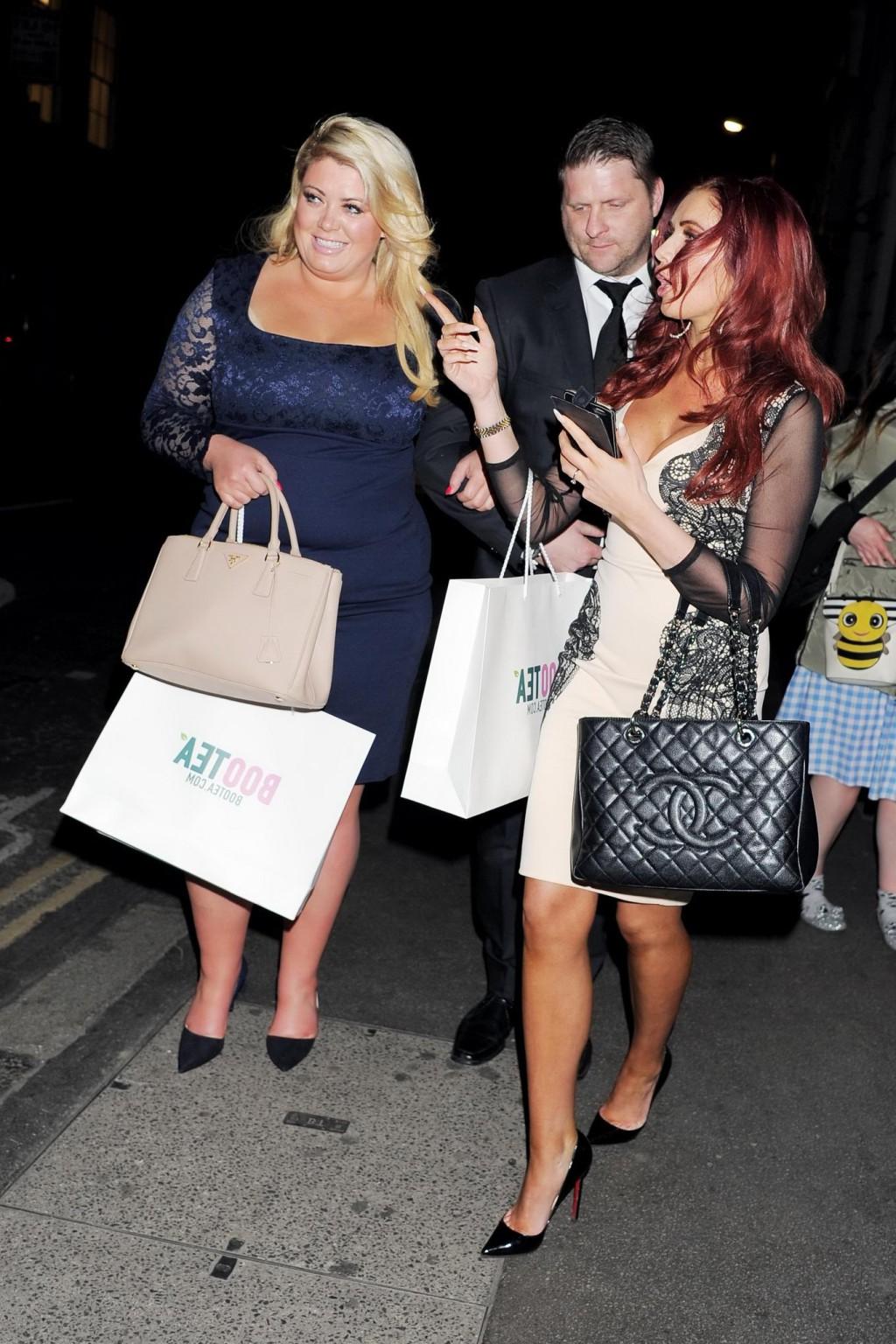 16P Amy Childs showing huge cleavage at the Sun Bizarre Party in London