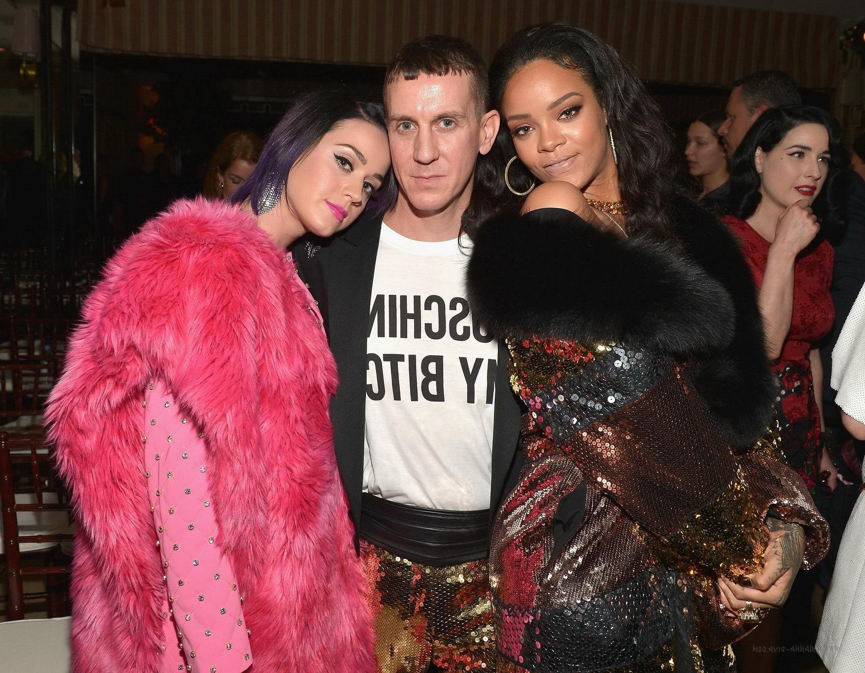 16P Rihanna showing cleavage at The DAILY FRONT ROW Fashion Los Angeles Awards Show 