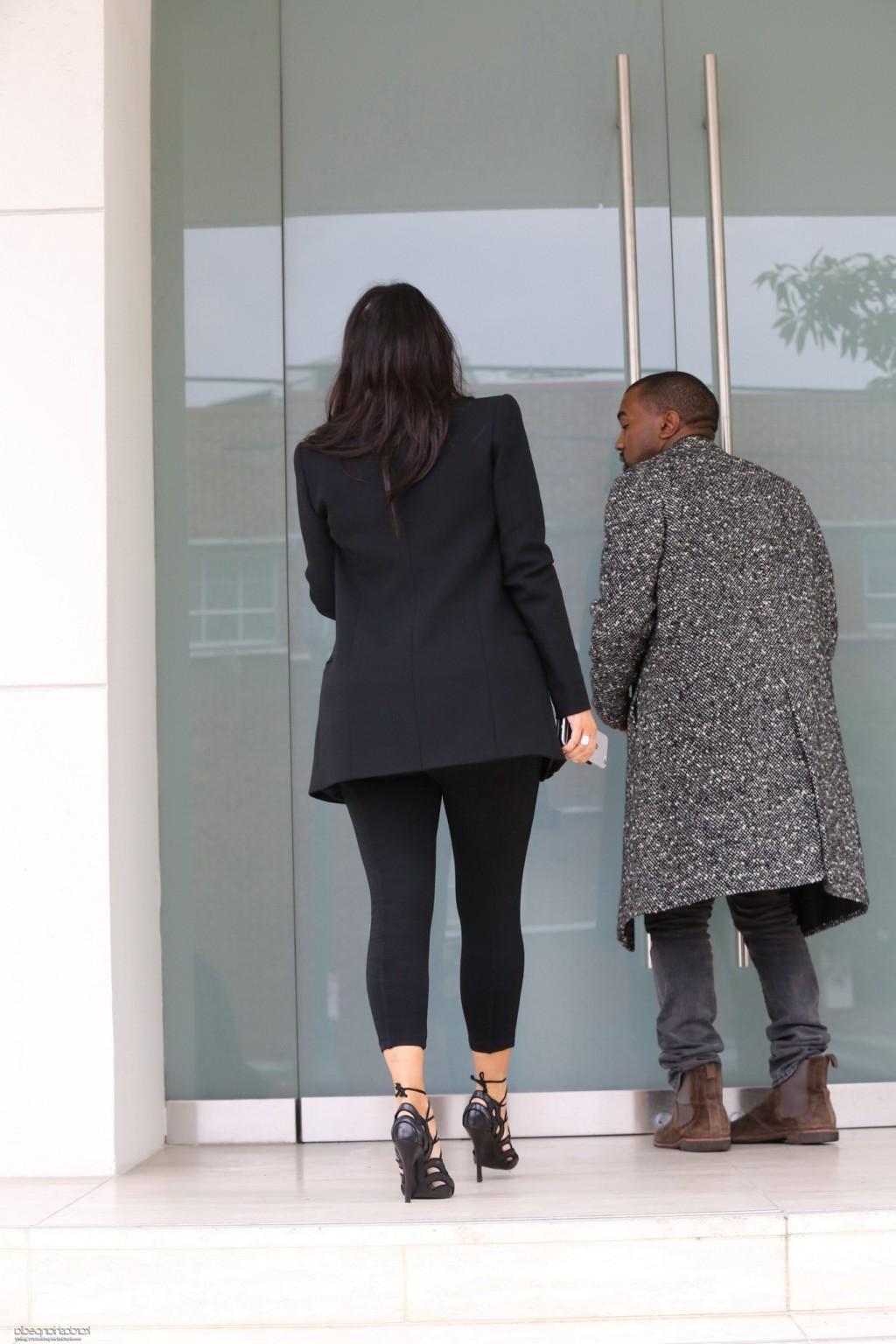16P Kim Kardashian showing huge cleavage out in Los Angeles