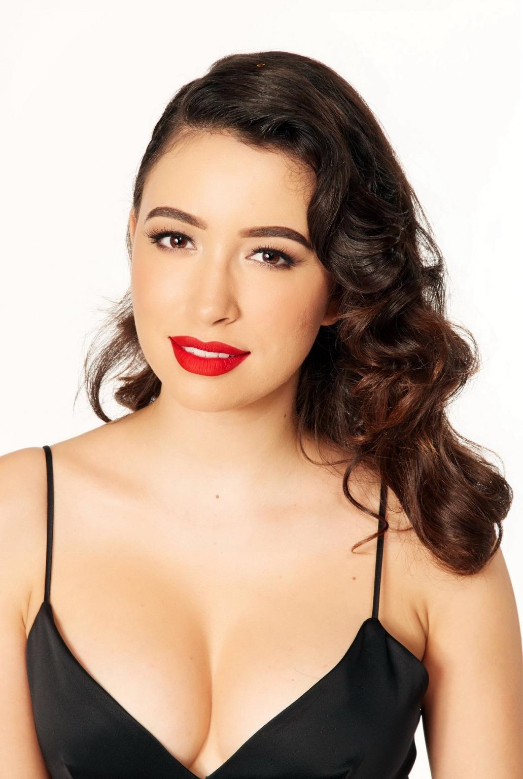 16P Christian Serratos braless showing huge cleavage at the KIIS FMs Jingle Ball 201