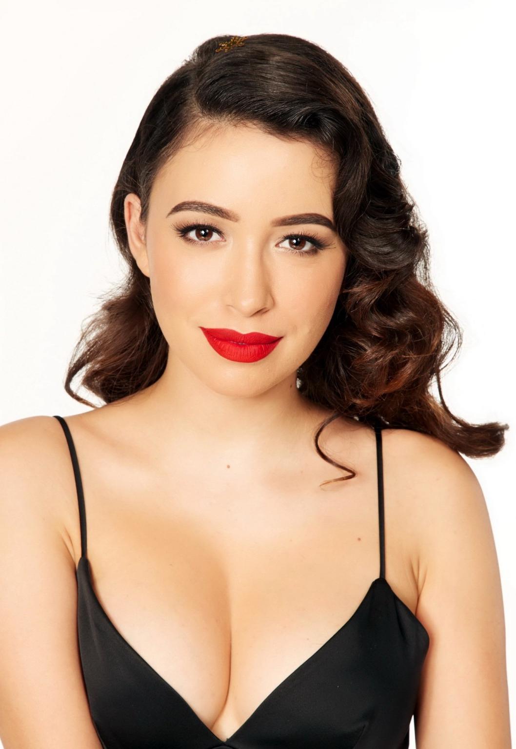 16P Christian Serratos braless showing huge cleavage at the KIIS FMs Jingle Ball 201